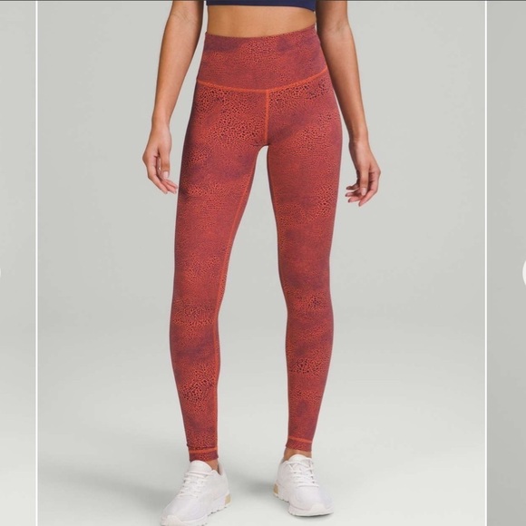 NWT lululemon Wunder Train High-Rise Tight 25” Cracle Glaze Sz0 - Picture 2 of 15